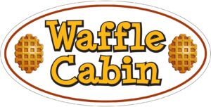 This image has an empty alt attribute; its file name is waffle-cabin-logo-best-JPG-quality-5-300x152.jpg